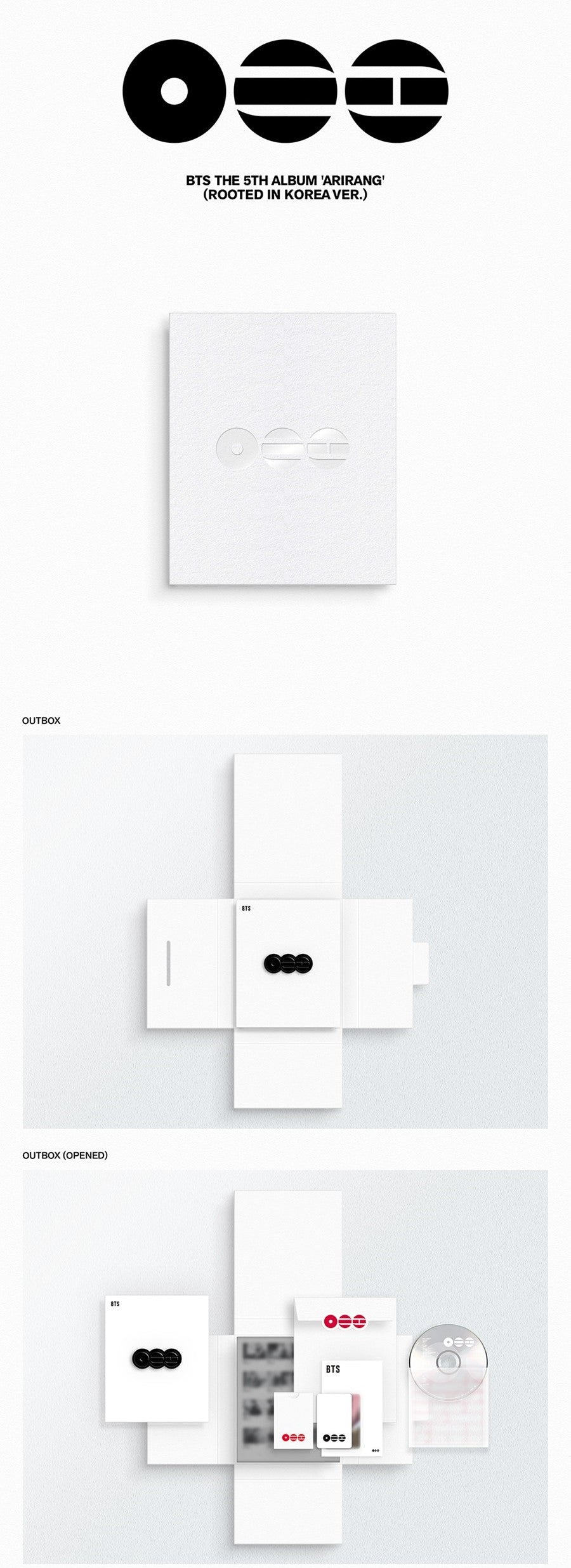 BTS – The 5th Album “ARIRANG” (Vol.5) - Version Aléatoire