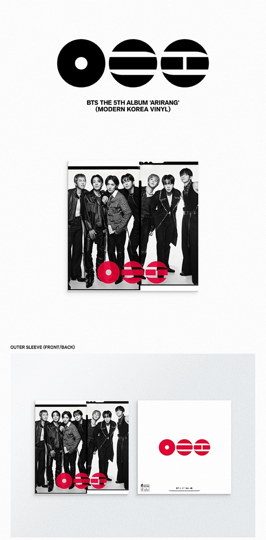 BTS – The 5th Album [ARIRANG] (Modern Korea Vinyl Ver.)