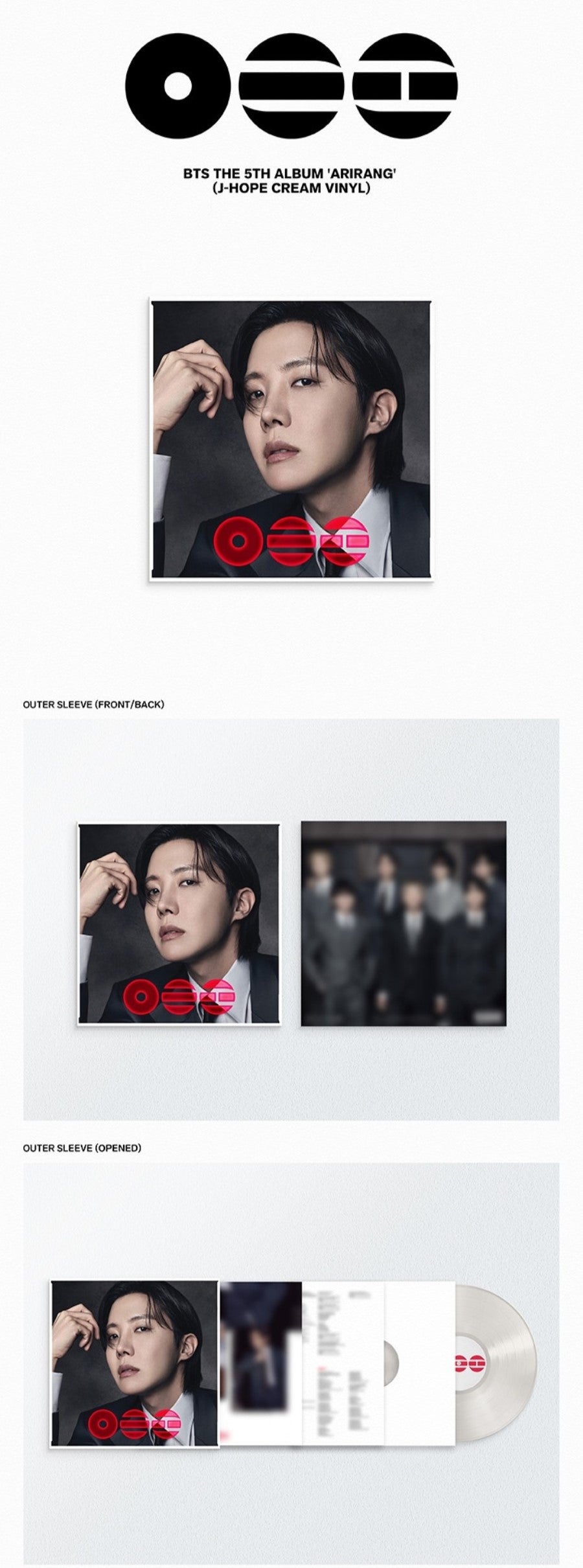 BTS – The 5th Album [ARIRANG] (Standard Vinyl Ver.) - Aléatoire