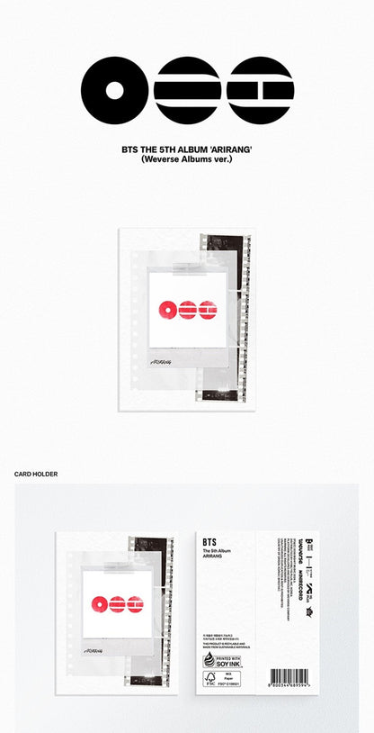 BTS – The 5th Album [ARIRANG] (Weverse Albums ver.)