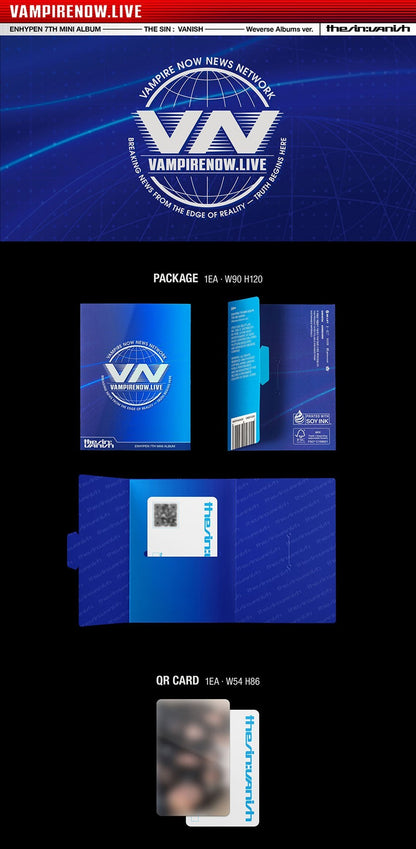 WEVERSE POB ENHYPEN – THE SIN VANISH (Weverse Albums ver.)