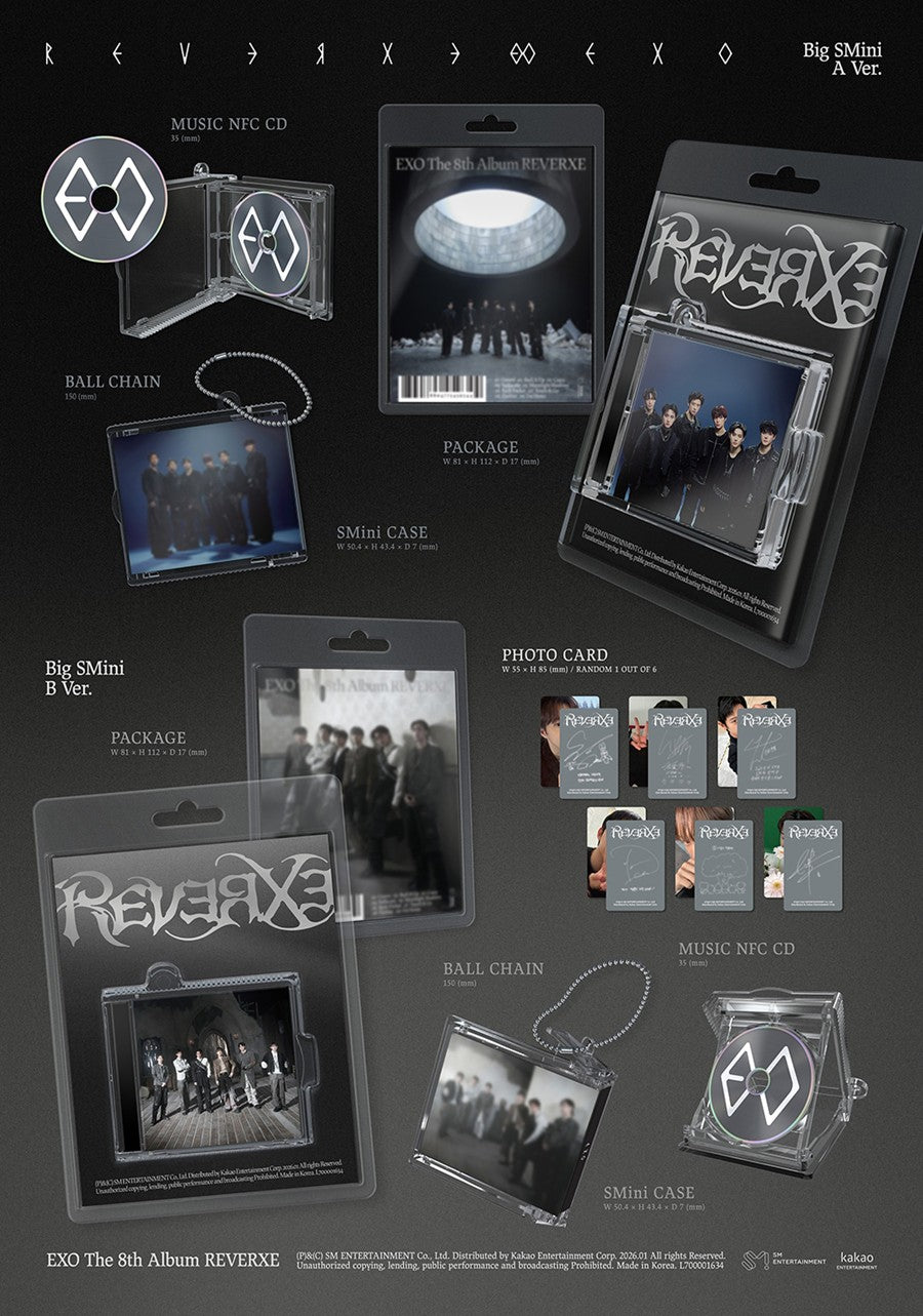EXO – The 8th Album [REVERXE] (Big SMini Ver.) (Smart Album)