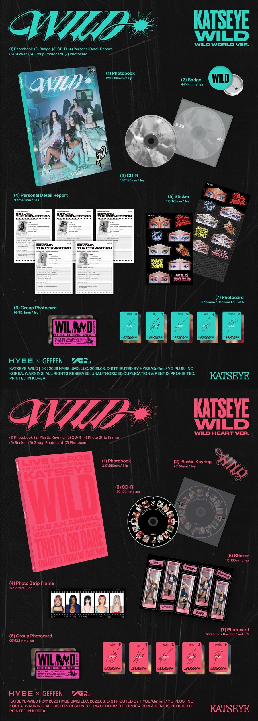 [WEVERSE POB] KATSEYE – [WILD]
