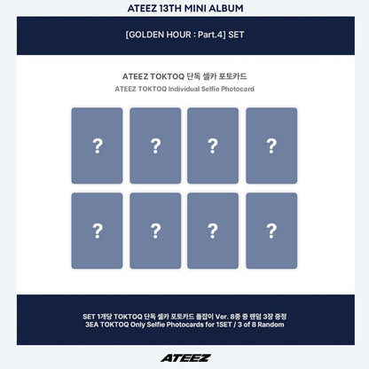 KQSHOP POB ATEEZ – 13th Mini Album GOLDEN HOUR Part.4