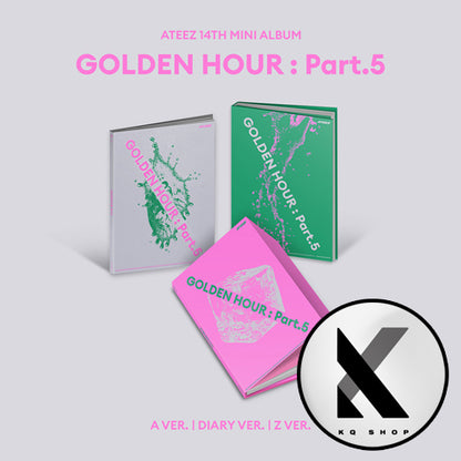 [KQSHOP POB] ATEEZ – 14th Mini Album [GOLDEN HOUR : Part.5]