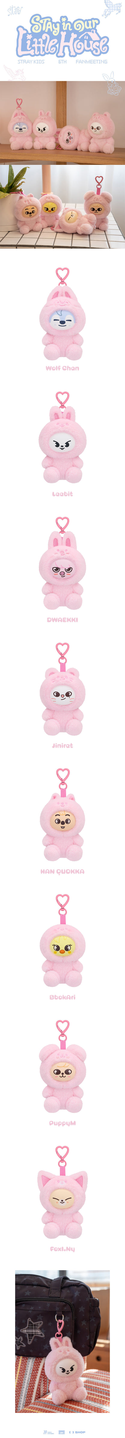 SKZOO PLUSH TOY Ver. Stray Kids STAY in Our Little House MD