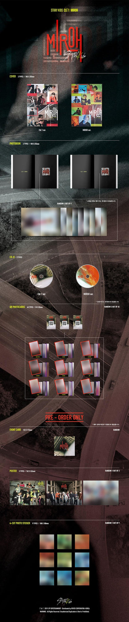 Stray Kids – 4th Mini Album [Cle 1 : MIROH] (Standard Ver.)