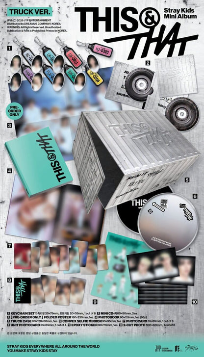 [SOUNDWAVE POB] Stray Kids – Mini Album [THIS & THAT] (TRUCK VER.)