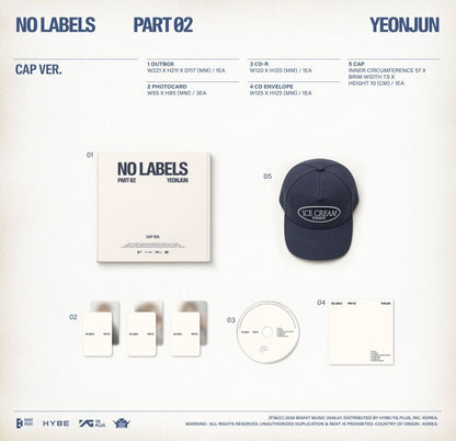 (TXT) YEONJUN – [NO LABELS: PART 02] (Cap Ver.)