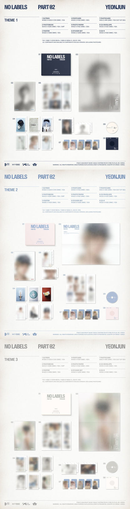 [WEVERSE POB] (TXT) YEONJUN – [NO LABELS: PART 02]