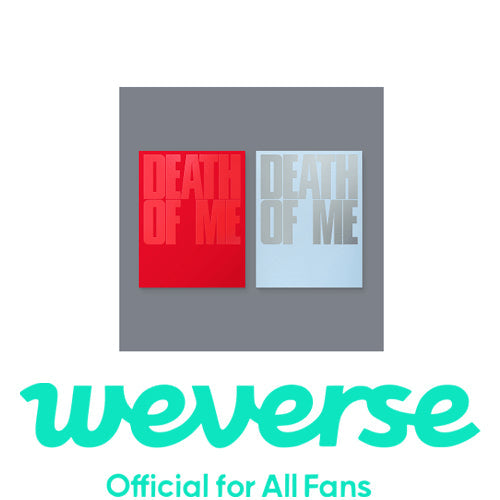 [WEVERSE POB] EVAN – 1st Mini Album [DEATH OF ME]