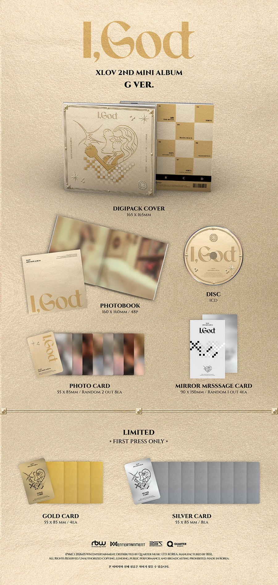 XLOV - I,God [First Press Limited Bonus]